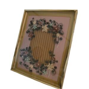 Wedding Anniversary Artsy Keepsake Picture Frame Vintage